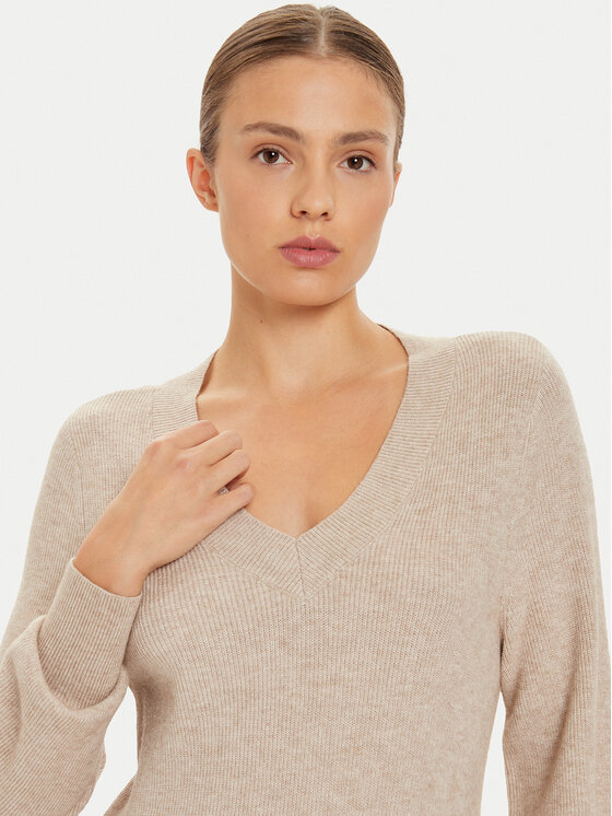 ONLY ONLY Džemper haljina Katia 15312844 Bež Regular Fit