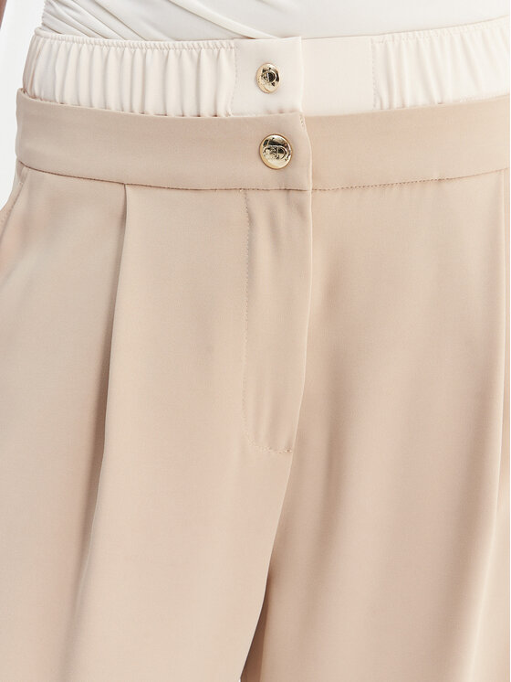 Liu Jo Sport Liu Jo Sport Παντελόνι υφασμάτινο TA6150 TS923 Μπεζ Regular Fit