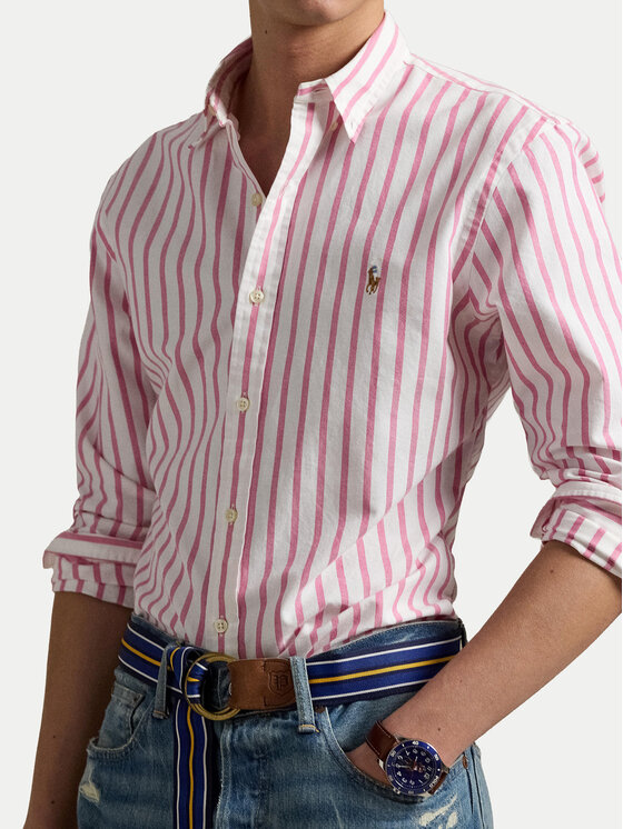 Polo Ralph Lauren Polo Ralph Lauren Košeľa 710906622002 Ružová Custom Fit