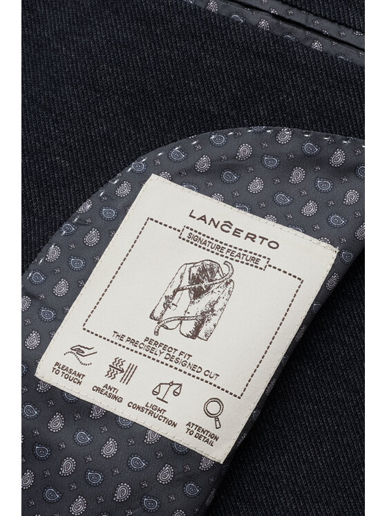 Lancerto Lancerto Marynarka Chartres MA073226000033 Szary Regular Fit