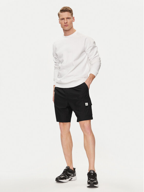 Calvin Klein Jeans Calvin Klein Jeans Pantaloni scurți sport Tab J30J325701 Negru Regular Fit