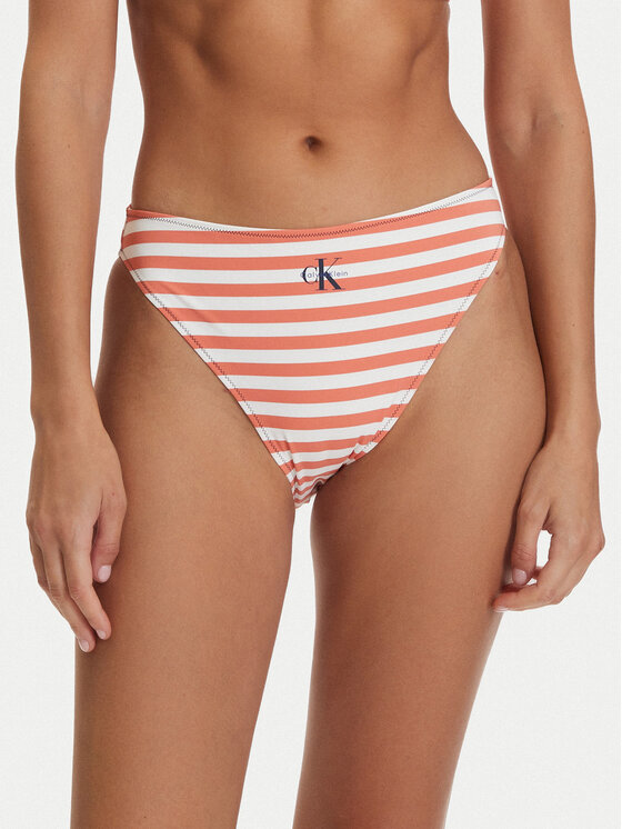 Calvin Klein Swimwear Bikini partea de jos LV00Q61147 Portocaliu