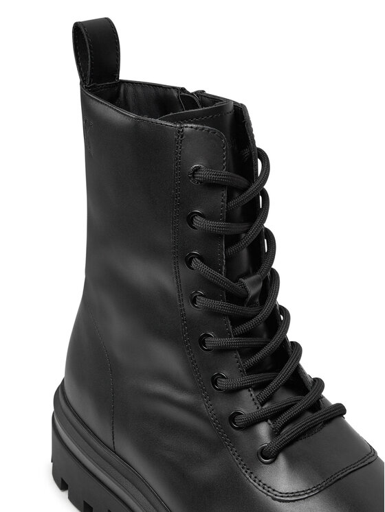 Calvin Klein Jeans Calvin Klein Jeans Schnürstiefeletten Lugged YM0YM01066 Schwarz