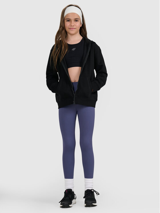 4F 4F Bluza BASIC+ Czarny Oversize