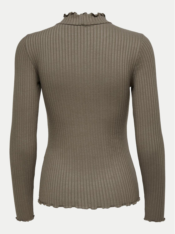 JDY JDY Majica Fransiska 15228065 Smeđa Slim Fit
