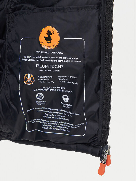 Save The Duck Save The Duck Преходно яке D32188M GIGA21 Черен Regular Fit
