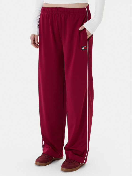 Tommy Jeans Tommy Jeans Pantaloni da tuta Archive DW0DW22633 Bordeaux Regular Fit