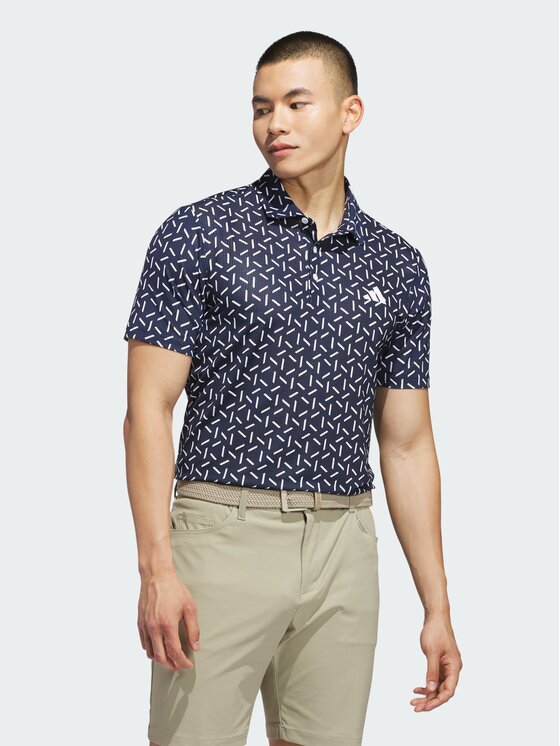 adidas adidas Polo ULTIMATE365 Błękitny Regular Fit