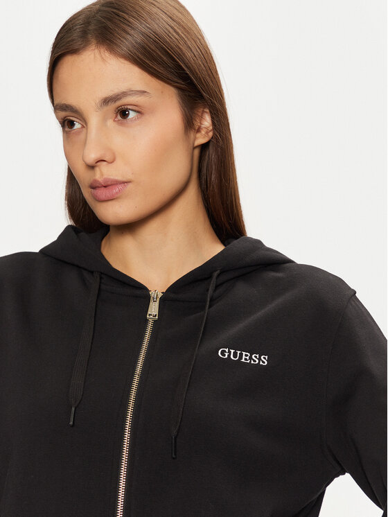 Guess Guess Mikina O5RQ01 KCO31 Černá Regular Fit