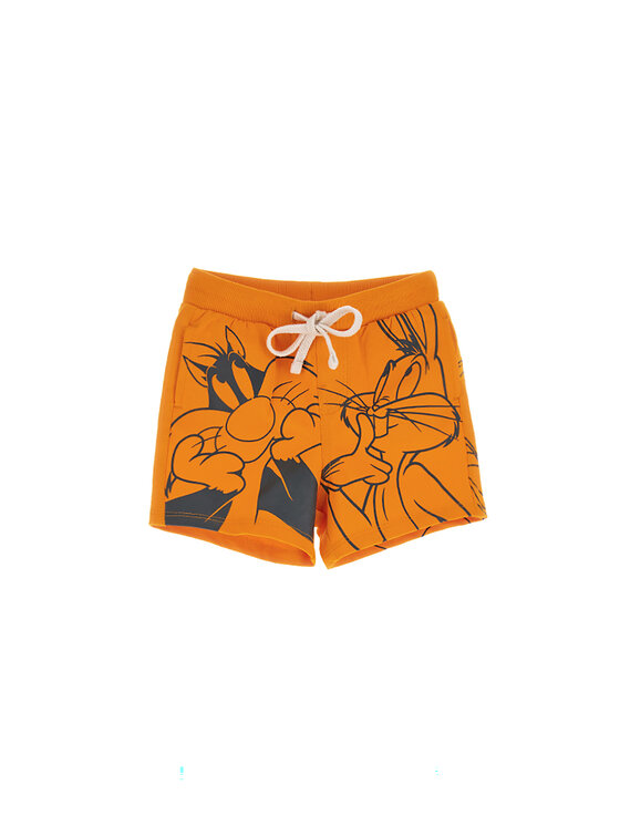 Original Marines Original Marines Sportske kratke hlače LOONEY TUNES DDPV0353NM Narančasta Regular Fit