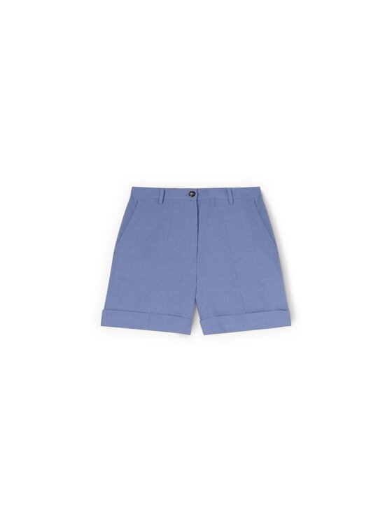 Motivi Motivi Pantaloncini di tessuto P02VQ004665N0V4 Blu Regular Fit