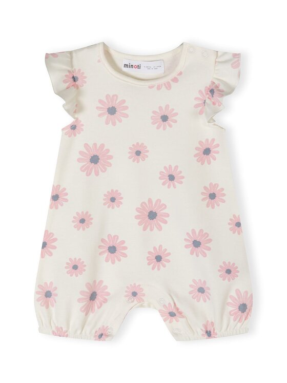 minoti minoti Pajac 24babypack8 Różowy Regular Fit