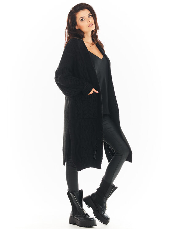 Awama Awama Svetr A393 Černá Basic Fit