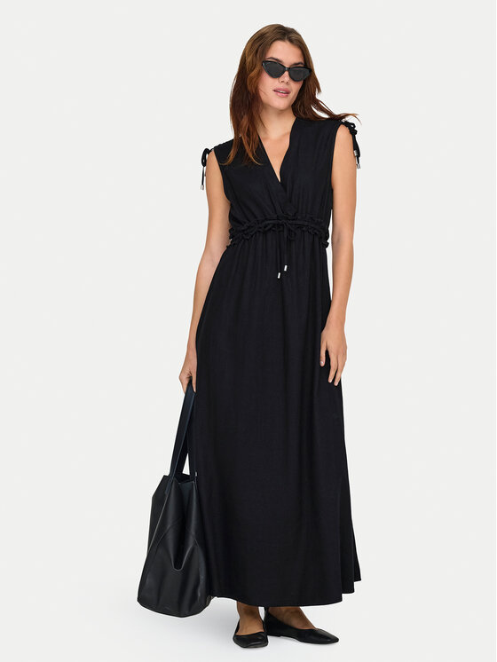 ONLY ONLY Φόρεμα καλοκαιρινό Goa 15363694 Μαύρο Regular Fit