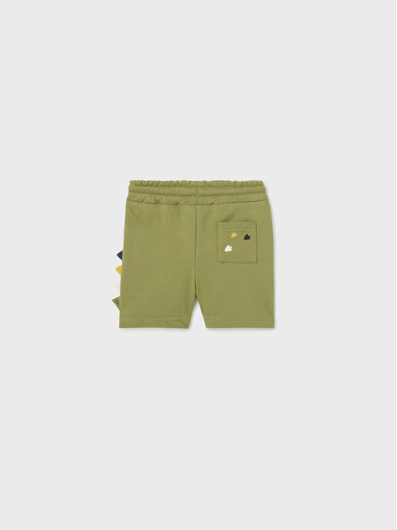 Mayoral Mayoral Шорти от плат 1294 Зелен Regular Fit