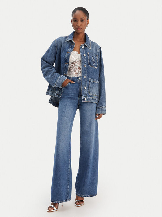 Liu Jo Liu Jo Farmer kabát UA6125 D4854 Kék Regular Fit