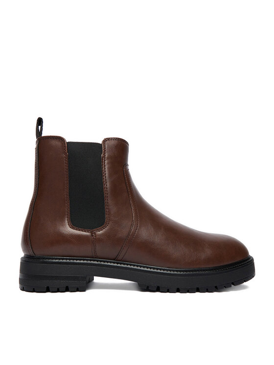 Lanetti Lanetti Členková obuv s elastickým prvkom CEO-123AM1760 Hnedá