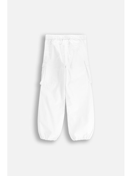 Coccodrillo Coccodrillo Bavlnené nohavice WC5119101RGJ-001 Biela Regular Fit
