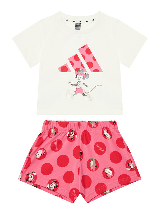 adidas adidas Комплект тишърт и панталонки Disney Mickey Mouse JF3626 Цветен Regular Fit
