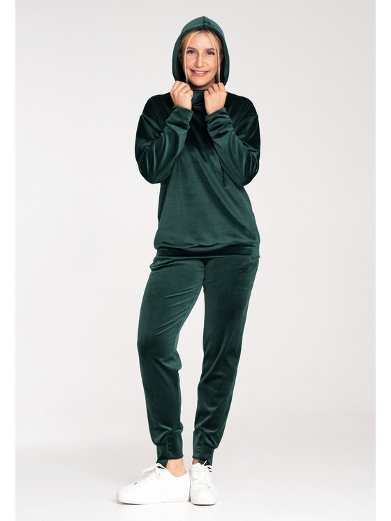 FIGL FIGLFIGL Felpa M745 Verde Regular Fit