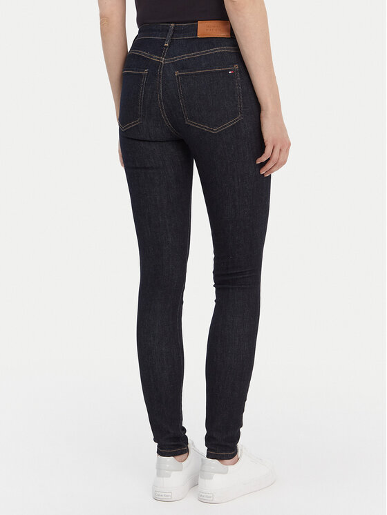 Tommy Hilfiger Tommy Hilfiger Дънки Como WW0WW42487 Тъмносин Skinny Fit
