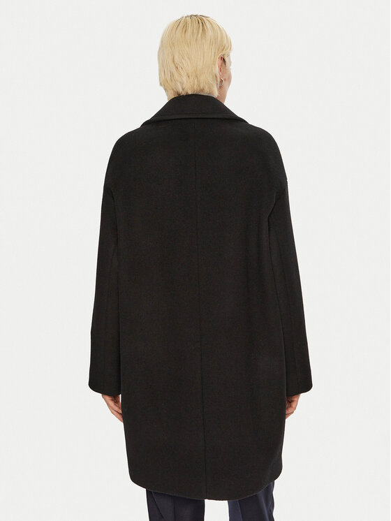 MAX&Co. MAX&Co. Vuneni kaput 2426016033200 Crna Regular Fit