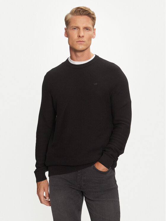 Mustang Mustang Sweater Elliot 1014688 Fekete Regular Fit