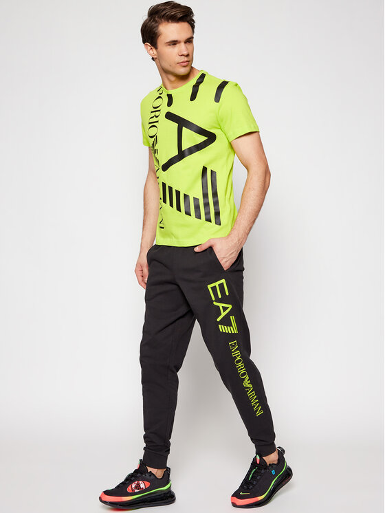 EA7 Emporio Armani EA7 Emporio Armani Teplákové kalhoty 8NPPC1 PJ05Z 1202 Černá Regular Fit