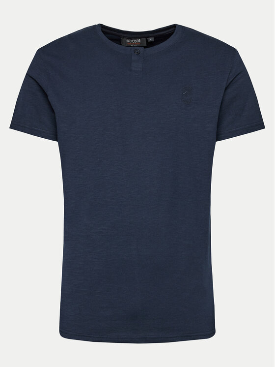 INDICODE INDICODE T-shirt Lunnin 41-040 Tamnoplava Regular Fit