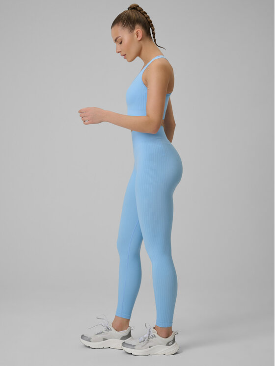 4F 4F Legginsy MULTI ACTIVE Niebieski Slim Fit