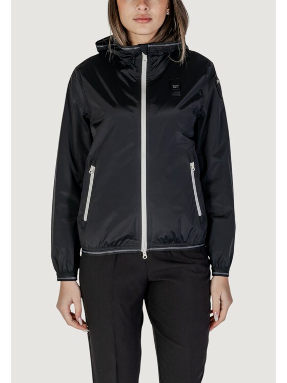 Blauer Blauer Giacca di pelle NAY Nero Slim Fit