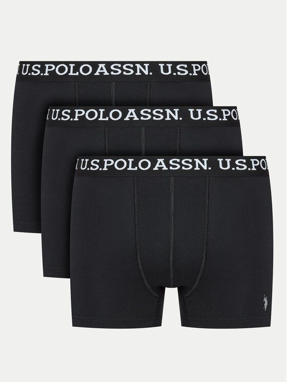 U.S. Polo Assn. U.S. Polo Assn. Σετ μποξεράκια 3 τμχ MUP3438 Μαύρο