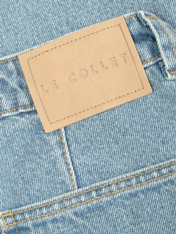Le Collet Le Collet Jeansy ESTER Niebieski Straight Leg