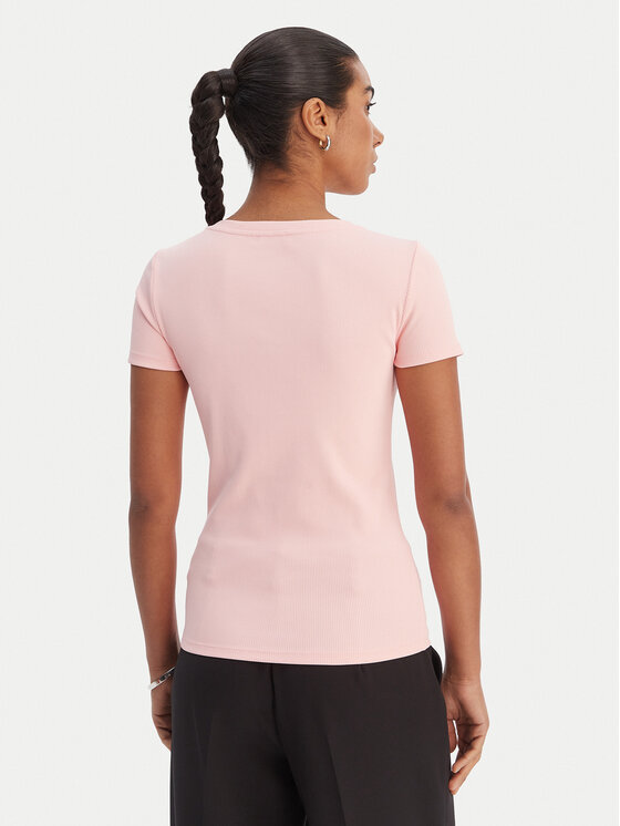 Fracomina Fracomina T-shirt FP26ST3001J42701 Corallo Slim Fit