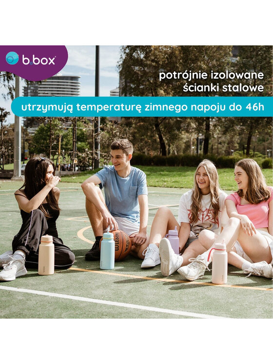 b.box b.box Butelka termiczna butelka termiczna Turkusowy
