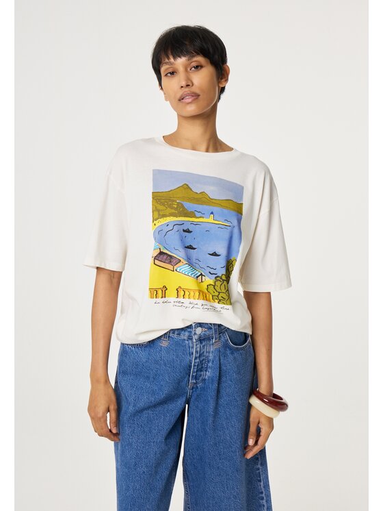 Fabienne Chapot Fabienne Chapot T-Shirt 6093-1607-175 Beżowy