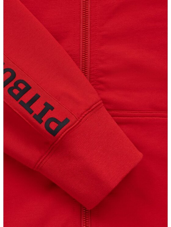 PITBULL PITBULL Bluza TAPE PARKER Czerwony Regular Fit