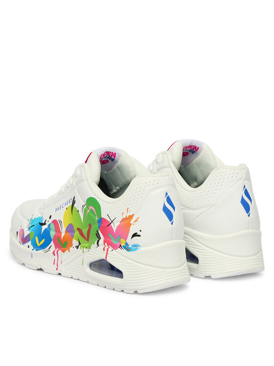 Skechers Skechers Sportcipők Jason Naylor: Uno - Open Your Heart 190008/WMLT Fehér