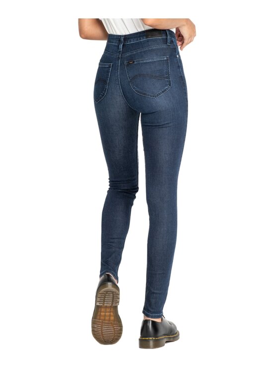 Lee Lee Jeansy L626RKKD Granatowy Skinny Fit