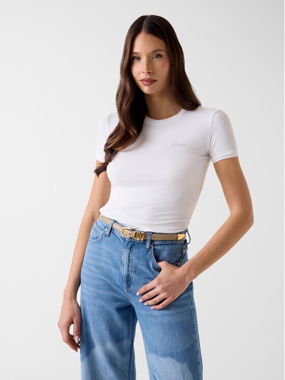 Guess Guess T-Shirt 183551 Bílá Classic Fit