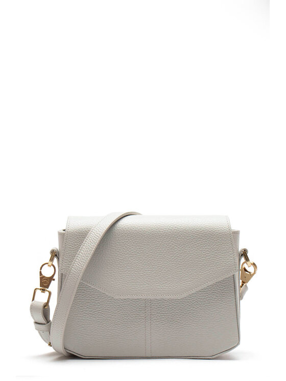 Torba AKARDO, Szara, Szara Mała Torebka Crossbody - LUCIA