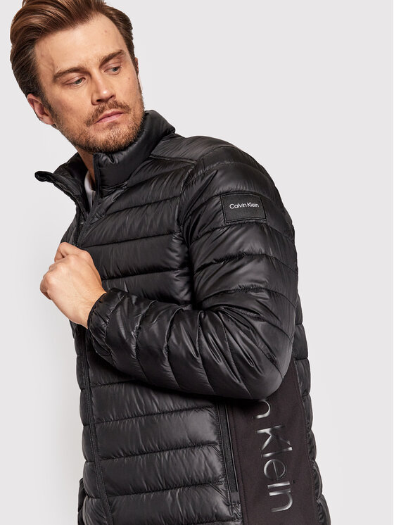 Calvin Klein Calvin Klein Átmeneti kabát Recycled Side K10K108291 Fekete Regular Fit