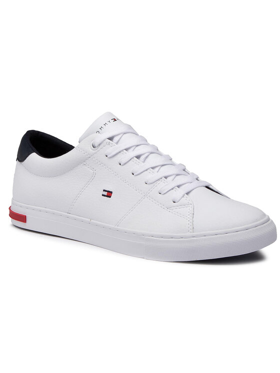 tommy hilfiger essential leather detail vulc