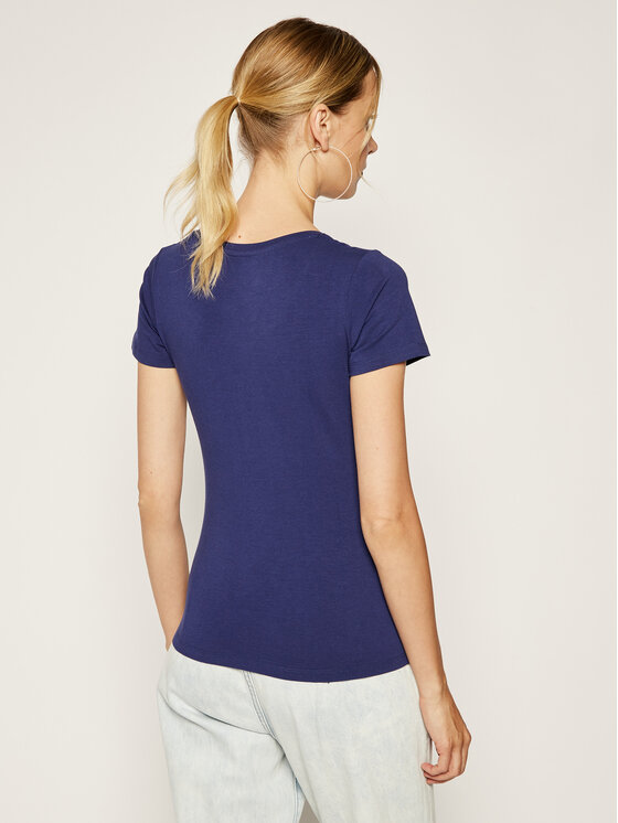 Pepe Jeans Pepe Jeans Marškinėliai PL504034 Tamsiai mėlyna Regular Fit