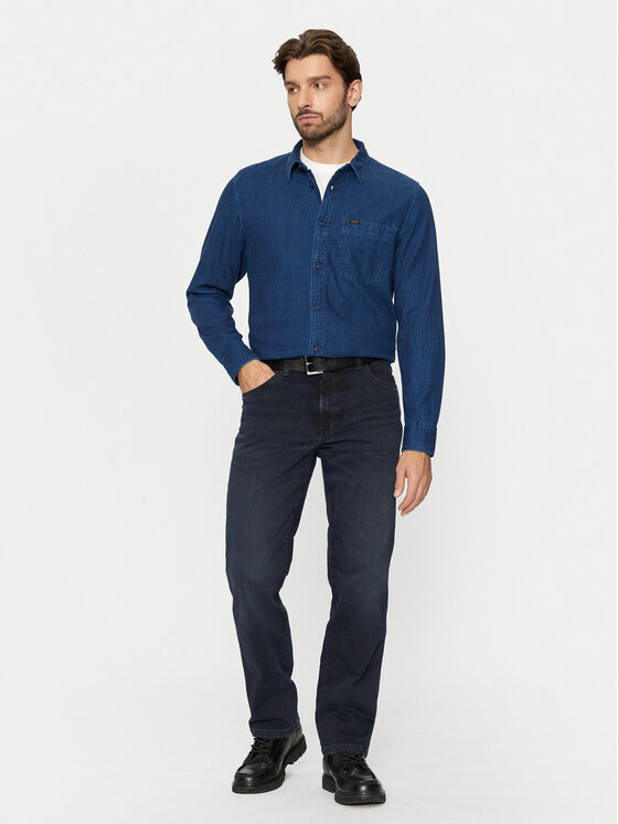 Wrangler Wrangler Jeansy Texas 112356792 Granatowy Regular Fit