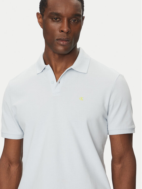 Calvin Klein Jeans Calvin Klein Jeans Polo marškinėliai LV040EM269 Žydra Regular Fit