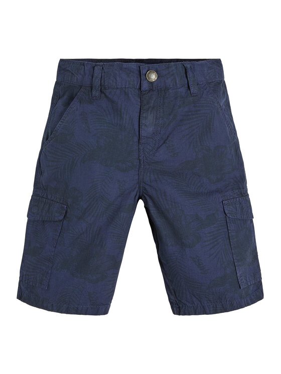 Guess Guess Bavlnené šortky L3GD12 WFCB0 Modrá Regular Fit