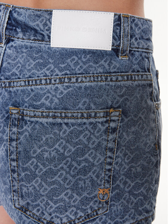 PINKO Pinko Džínsové šortky Andatura 100812 A0Q0 Modrá Regular Fit