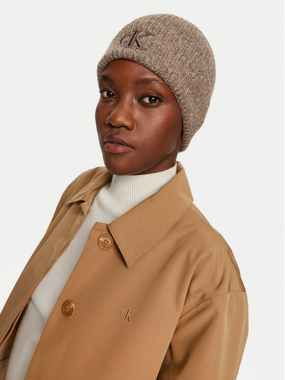 Calvin Klein Căciulă Thick Embroidery K60K612321 Bej