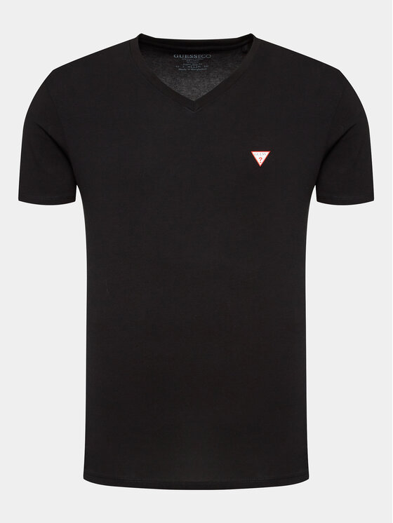 Guess Guess T-Shirt M2YI32 J1314 Czarny Slim Fit